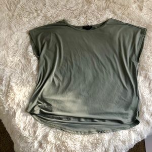 Forever 21 Sage Green Short Sleeve Top